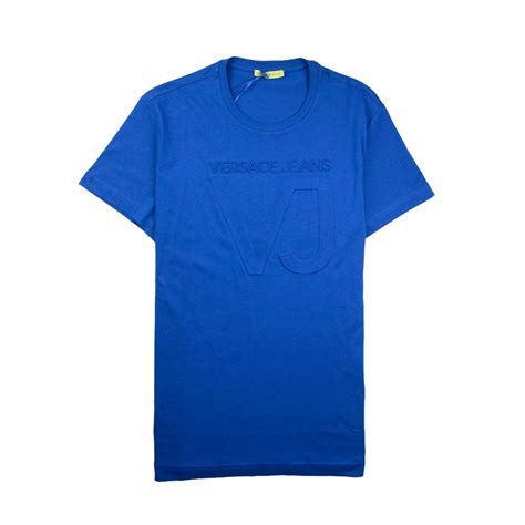 versace jeans t shirt blue|versace jeans t shirt women.